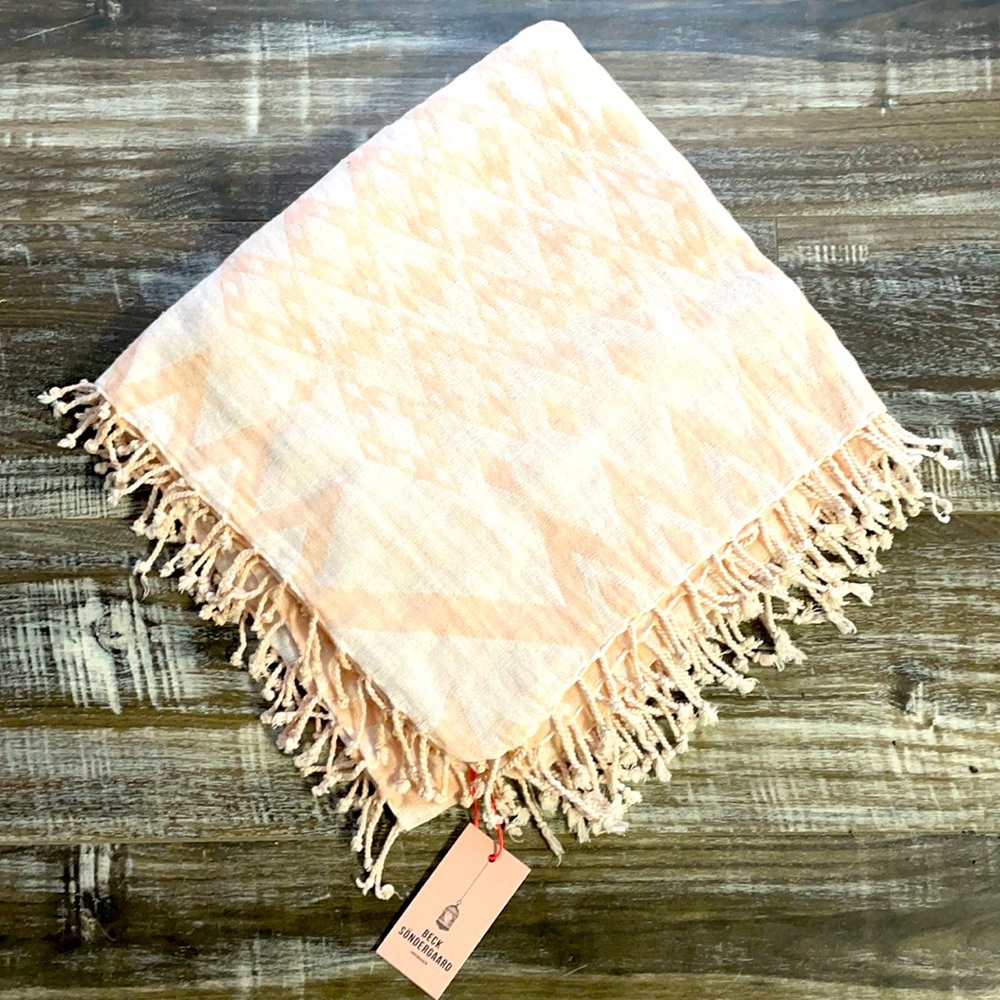 Beck Sondergaard NWT Light Pink Cotton Scarf